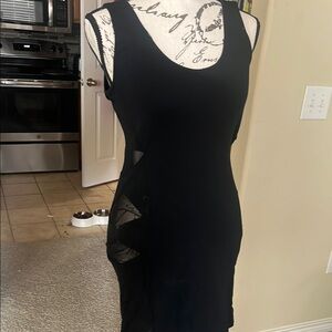 Elegant Black Sleeveless Dress